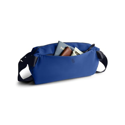 Bellroy Classic Sling (everyday 7 liter minimalist crossbody bag with internal organization, adjustable strap, and auto-compression system) - Indigo - color: Indigo