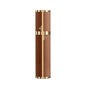 8ML Travel Perfume Refillable Atomizer, Mini Genuine Leather Cologne Sprayer, Protable Pocket Size Empty Fragrance Spray Bottle (Brown) - color: Brown