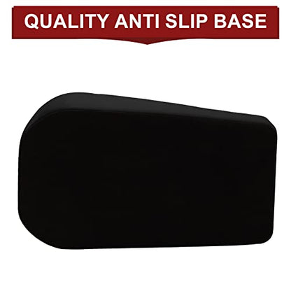 1Pcs Desktop Tape Dispenser Adhesive Roll Holder with Weighted Nonskid Base, Black (Tape not Included)