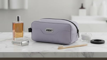 GOX Travel Toiletry Bag Dopp Kit Case for Men Multifunction Packing Organizer Pouch (Lavender purple) - color: Lavender purple