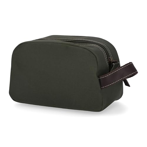 Timberland Men's Toiletry Bag Canvas Travel Kit Organizer - color: Olive