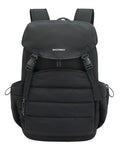 BAGSMART College Laptop Backpack, Large Opening Travel Backpack for Women, Outdoor Backpack for 15.6 Inch Laptop, Black - color: Black