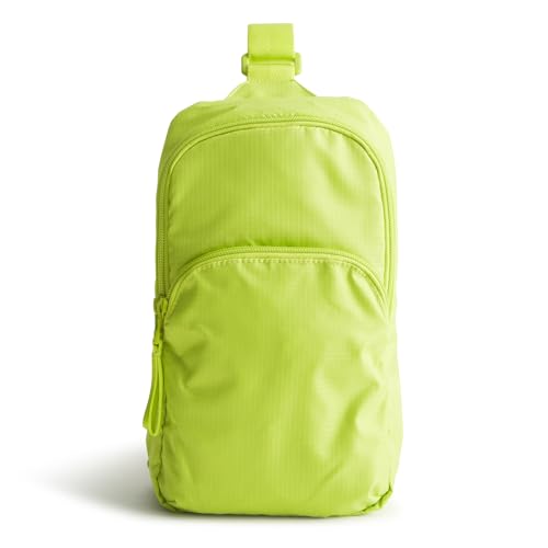 Vera Bradley Women's Ripstop Lorman Sling Backpack, Lime Green, One Size - color: Lime Green