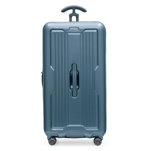 Traveler's Choice Ultimax II Polycarbonate Hardside Luggage with Spinner Wheels, Teal, 31-Inch Large Trunk - color: Teal, size: 31-Inch Large Trunk