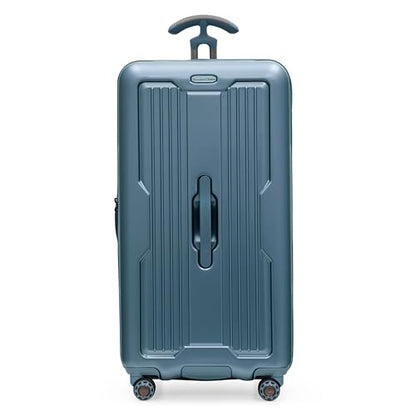 Traveler's Choice Ultimax II Polycarbonate Hardside Luggage with Spinner Wheels, Teal, 31-Inch Large Trunk - color: Teal, size: 31-Inch Large Trunk
