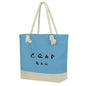 Fokongna Tote Bag For Women, Beach Bag Best Friend Travel Birthday Gifts, Travel Parties Vacation Shopping Essentials - color: Crap Blue