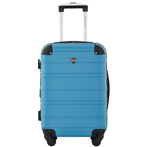 Travelers Club Phoenix Luggage, Blue Moon, 22-Inch Carry-On - color: Blue Moon, size: 22" Carry-On