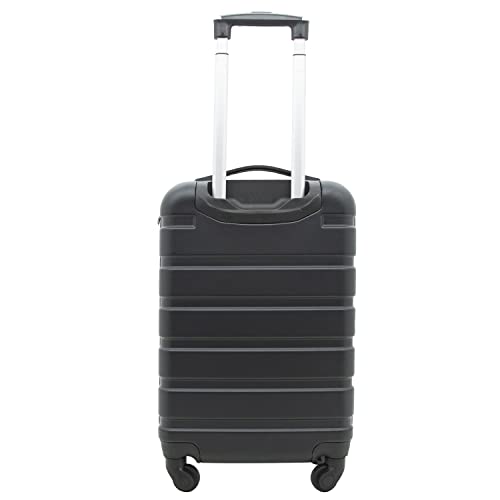 Travelers Club Harper Luggage, Black, 22-Inch Carry-On - color: Black, size: 20-Inch