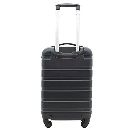 Travelers Club Harper Luggage, Black, 22-Inch Carry-On - color: Black, size: 20-Inch