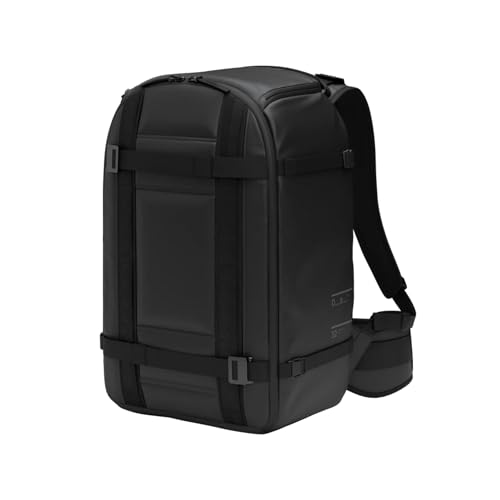Db Journey Ramverk Pro Backpack - Lightweight, Heavy Duty Camera Backpack for Photographers with Laptop Compartment, Water-Resistant Camera Bag with Roller Bag Hook Up System, 32L - Blackout - size: 32 L