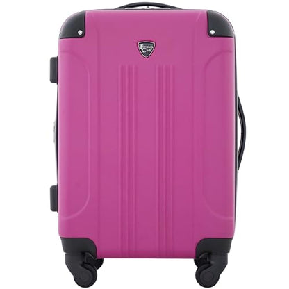 Travelers Club Chicago Hardside Expandable Spinner Luggage, Fuchsia, 22" Carry-On - color: Fuchsia, size: 22" Carry-On