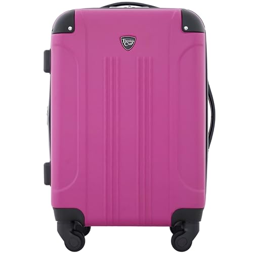 Travelers Club Chicago Hardside Expandable Spinner Luggage, Fuchsia, 22" Carry-On - color: Fuchsia, size: 22" Carry-On