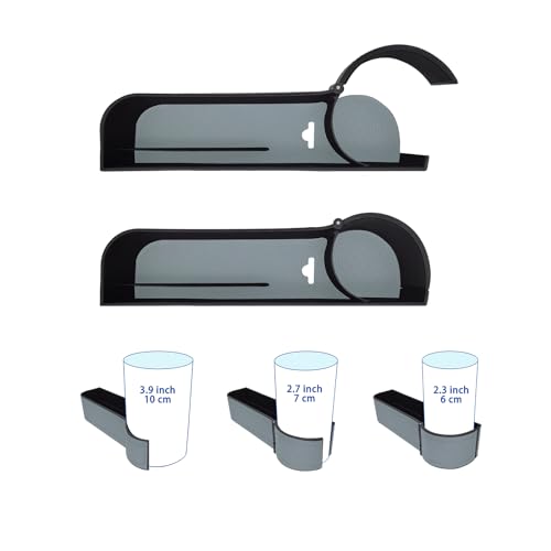 BAILISI Car seat gap filler organizer, 2 Pack multifunctional car seat organizer, car console side storage box can Holders phone, sunglasses, car keys, change(Gray) - color: Gray