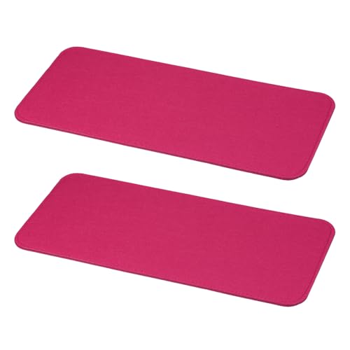 PATIKIL Felt Base Shaper, Bag Bottom Shaper Pad Purse Liner Board Insert Oval for Handbags Tote Crossbody Bag Backpack - color: Rose Red, size: 15x7 Inch