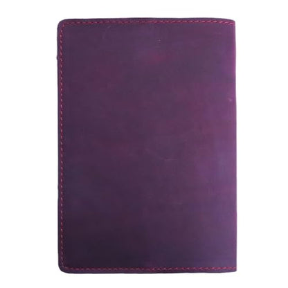 RFID Blocking Passport Holder Travel Wallet Genuine Leather Passport Case Cover Travel Document Organizer (Retro Red) - color: Retro Red