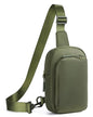 CHOLISS Small Crossbody Bags for Women and Men, Sling Bag for Women and Men Trendy, Fanny Packs Chest Bag with Extended Strap - color: Green