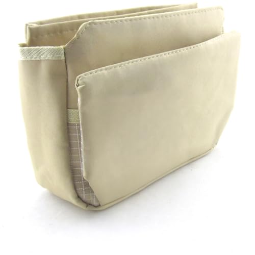 Periea ‘Tegan’ Small Handbag Organizer Insert or Make-up Bag – 5 Colors Available (Gold) - color: Gold