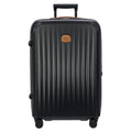 Bric's Taormina Ultra-Light Checked Luggage – Expandable Hard Shell Suitcase with TSA Lock, Anti-Tamper Zippers & 360 Spinner Mobility Wheels - 27 Inch, Black - color: Black, size: Checked-Medium
