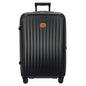 Bric's Taormina Ultra-Light Checked Luggage – Expandable Hard Shell Suitcase with TSA Lock, Anti-Tamper Zippers & 360 Spinner Mobility Wheels - 27 Inch, Black - color: Black, size: Checked-Medium