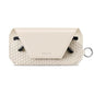 VULKIT Portable Leather Eye Glasses Case for Women & Men, Slim Sunglass Case, Unisex Eyeglass Case - color: Moonstone Beige