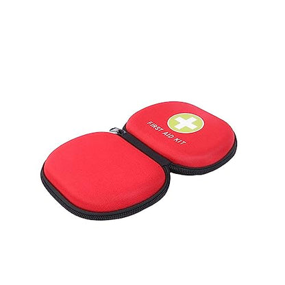 EVA Case Empty Medical Bag Mini Pocket First Aid Kit Empty Small Pouch Hard Case Hard Cases for Emergency Camping First Responder Home Business Outdoor (Red G) - color: Red G