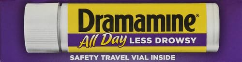 Dramamine Motion Sickness Relief Less Drowsey Formula, 8 Count (Pack of 2) - size: 8 Count (Pack of 2)