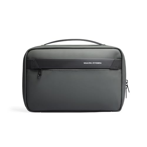 MARK RYDEN Toiletry Bag for Men, Travel Toiletry Organizer Dopp Kit Water-resistant Shaving Bag for Toiletries Accessories (Green) - color: Green