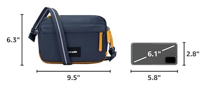 Pacsafe GO Crossbody | Anti Theft - color: Coastal Blue, size: 2.5 litre