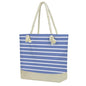 Fokongna Tote Bag For Women, Beach Bag Best Friend Travel Birthday Gifts, Travel Parties Vacation Shopping Essentials - color: Navy White Stripes