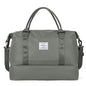 Travel Duffel Bag with Shoes Compartment, Overnight Weekender Bags for Women,Carry on Personal Item Bag，Extra Large - color: A-Olive Green, size: Extra Large