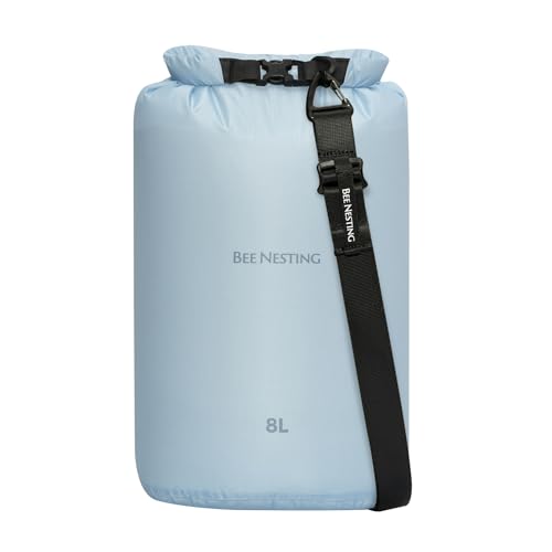 Bee Nesting Waterproof Dry Bag Lightweight Dry Sack Marine Dry Bags Suitable for swimming,kayaking,rafting boating, surfing, outdoor travel, mountaineering,hiking - color: Blue, size: 8L