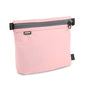 GOX Travel Toiletry Bag Carry On Zipper Pouch Cosmetic Kit Makeup Digital Bag Water Repellent Nylon (Pink) - color: Pink