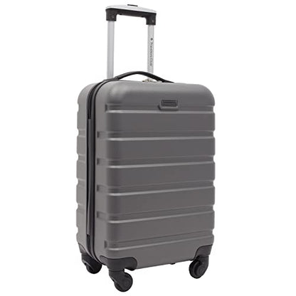 Travelers Club Harper Luggage, Charcoal, 2 Piece Set - color: Charcoal, size: 2-Piece Set (28-Inch & 20-Inch)