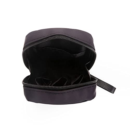 Hekyip Mini Cosmetic Bag, Travel Makeup Pouch, Portable Waterproof Cosmetic Pouch for Girls Women, Mini (Mini All Black) - color: Mini All Black