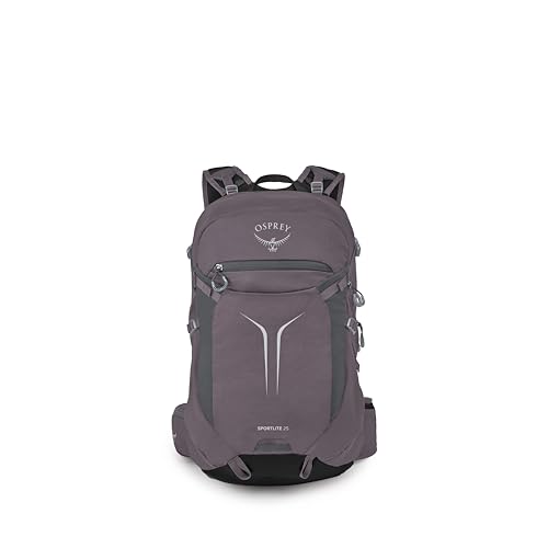 Osprey Sportlite 25L Lightweight Hiking Backpack for Men and Women - Everyday Hiking Bag - Travel Daypack, Graphite Purple - color: Graphite Purple, style: 25l