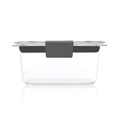 Rubbermaid Brilliance Food Storage Containers, Set of 5 (10 Pieces), BPA-Free, Leak-Proof, Clear - size: 10-Piece