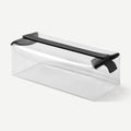 Cadence Parcel - Clear Kit with Magnetic Closure - Durable and Leak-Resistant Travel Toiletry Kit - Modular Design - Hygiene Bag for Travel Essentials - 4 Qt - Ink - color: Ink, size: Extra Large