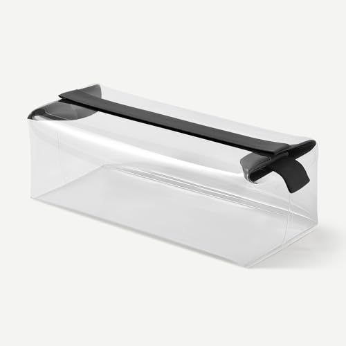 Cadence Parcel - Clear Kit with Magnetic Closure - Durable and Leak-Resistant Travel Toiletry Kit - Modular Design - Hygiene Bag for Travel Essentials - 4 Qt - Ink - color: Ink, size: Extra Large