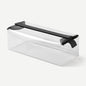 Cadence Parcel - Clear Kit with Magnetic Closure - Durable and Leak-Resistant Travel Toiletry Kit - Modular Design - Hygiene Bag for Travel Essentials - 4 Qt - Ink - color: Ink, size: Extra Large