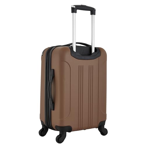 Travelers Club Chicago Hardside Expandable Spinner Luggage, Rum Caramel, 22" Carry-On - color: Rum Caramel, size: 22" Carry-On