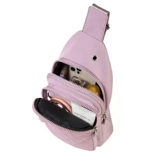 AOSTIHOT Crossbody Small Sling Backpack Sling Bag for Women, Chest Bag Daypack Crossbody for Travel Sport Running Hiking Purple - color: Purple
