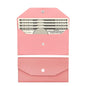 Pu Leather Cash Envelope Wallet - Reusable Cash Stuffing Wallet for Men and Women -Pink - color: pink