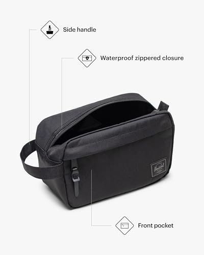 Herschel Unisex Chapter Travel Kit - color: Black Tonal, size: Standard - 5L