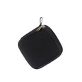 Mini Pouch for Organization, Soft Small Electronic Organizer Travel Storage Carrying Tech Bag Compatible with MagSafe Power Adapter, Laptop Accessories Cables, Cords, USB Drives, Earphones Black