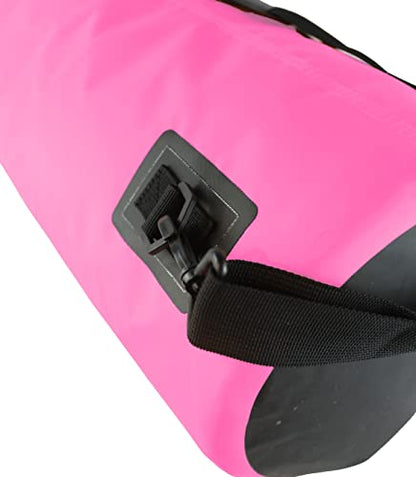 Enthusiast Gear Insulated Dry Bag Floating Cooler – 10L / 15L / 25L Roll Top, Leak Proof, Waterproof, Collapsible, with Padded Shoulder Strap - Perfect for Kayaking Fishing Beach - color: Pink, size: 15 Liter