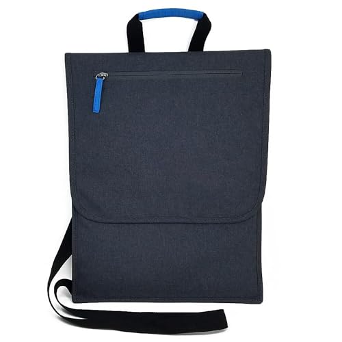 SO~MINE Airplane Pocket Organizer | Tray Table Cover | In Flight Seat Back Organizer Bag | Commuter Essential Travel Bag | Media Pouch For Flying | Travel Gift | Attaches To Luggage - color: Midnight Slate