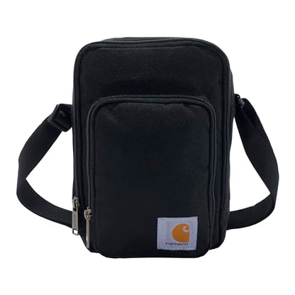 Carhartt Crossbody Zip Bag, Durable, Adjustable Crossbody Bag with Zipper Closure for Men and Women - color: Essential Crossbody Bag (Black), size: One Size