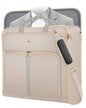 MATEIN Garment Bags for Travel for Women, Large Garment Bags for Hanging Clothes Up to 7 Suits, Business Convertible Travel Suit Carrier with Strap, Foldable Suitcase Luggage Fit 17.3" laptop, Beige - color: Beige