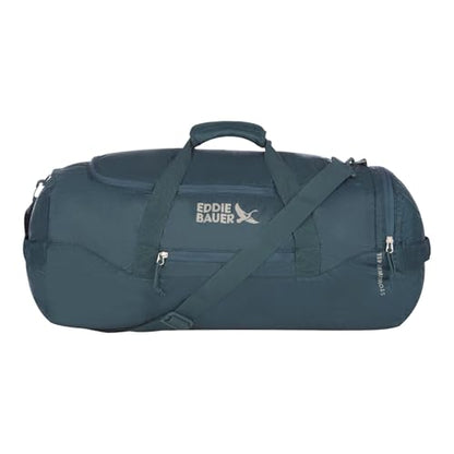 Eddie Bauer Stowaway Packable Duffel Bag | Travel | Foldable | Lightweight | Durable | Ripstop Polyester - color: Marine
