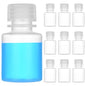 1oz/30ml Plastic Sample Bottles with caps, Wide Mouth Reagent Bottle with Lids Leak Proof Containers Water Sample Bottles for Laboratories, Travel(10Pcs) - style: 30ML-10pcs
